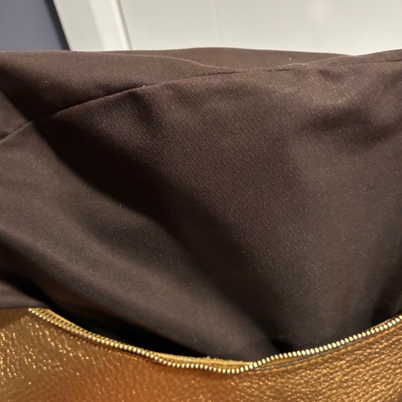 Gucci Bamboo Leather Half Moon Hobo bag - Gold - Picture 12 of 13